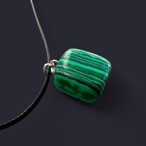 Malachite Pendant Necklace